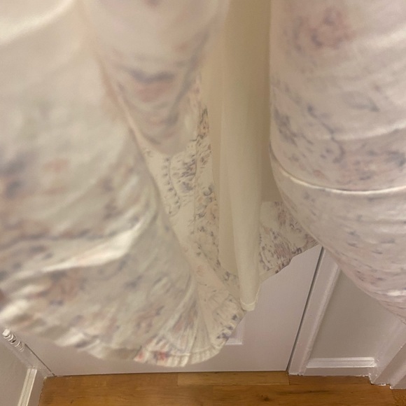 NWT BCBGMaxazria floral print cold-shoulder dress - Picture 7 of 7